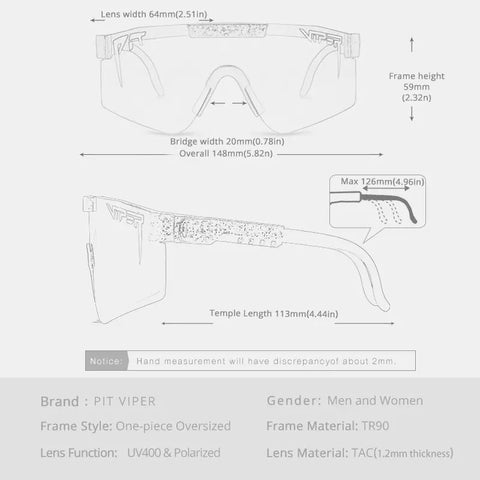PIT VIPER UV400 Sunglasses Frugal Finds Galore