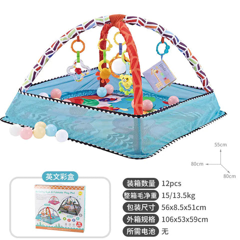 Baby Play Gym with Ocean Balls and Activity Fence Frugal Finds Galore