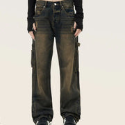 American Retro Heavy Washed Mud Dyed Overalls Frugal Finds Galore
