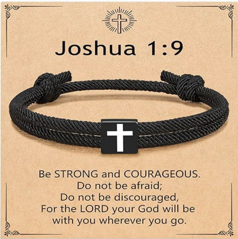Milan Rope Braided Cross Bracelet Frugal Finds Galore