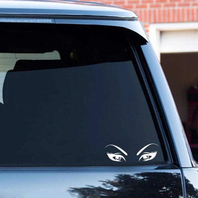 Women Eyes Car Sticker Decoration