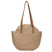 Woven Color Clash Zipper Shoulder Handbag Frugal Finds Galore