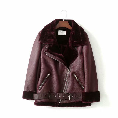 Women's motorcycle jacket leather jacket Frugal Finds Galore