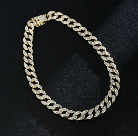 Full Diamond Inlaid Necklace Frugal Finds Galore