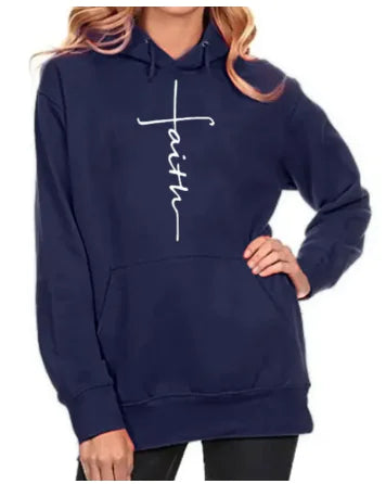 Faith Printed Hoodie Frugal Finds Galore
