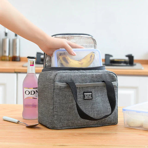 Thickened Cationic Insulated Lunch Box with Bag Frugal Finds Galore