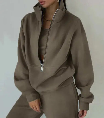Fleece Sweater Casual Set Frugal Finds Galore