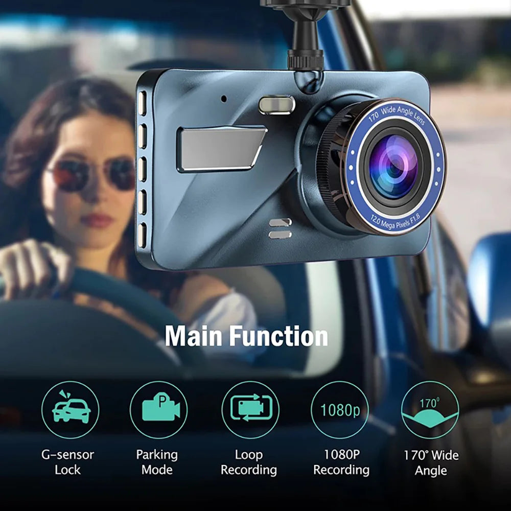 Touch Screen Dash Cam 4"