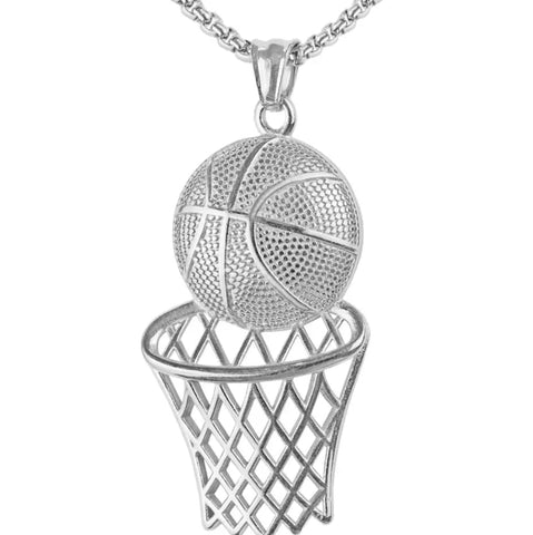 Basketball Hoop Pendant Necklace Frugal Finds Galore