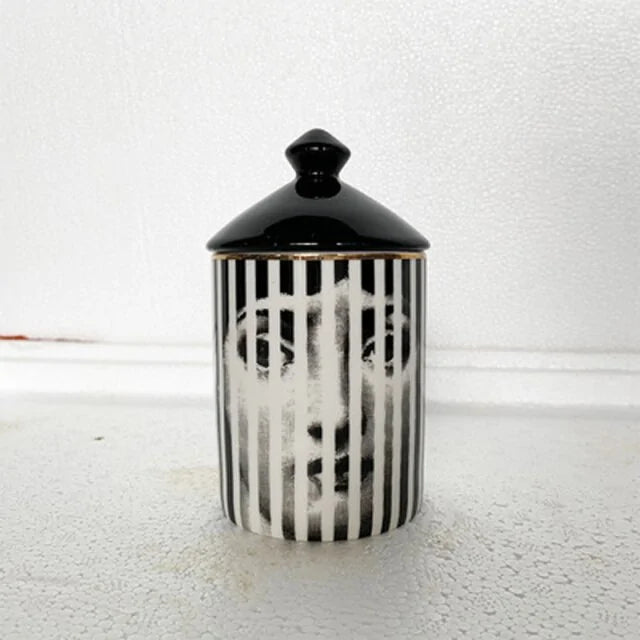 Ceramic Candle Holder Jar