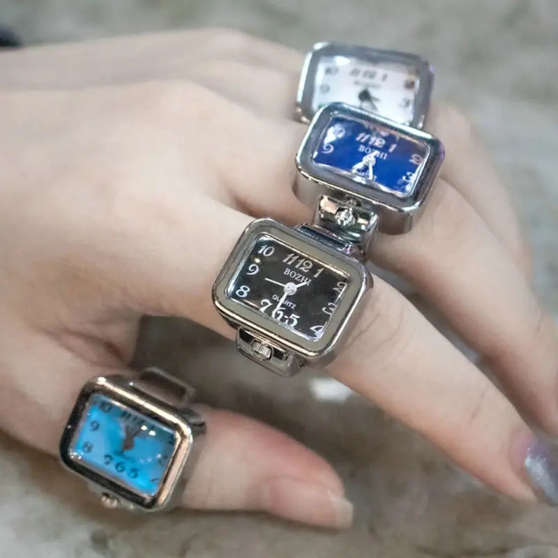 Vintage Finger Watch Rings