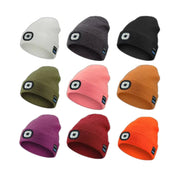 Luminous Lighting Knitted Hat Frugal Finds Galore