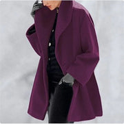 Loose Hooded Woolen Coat Frugal Finds Galore
