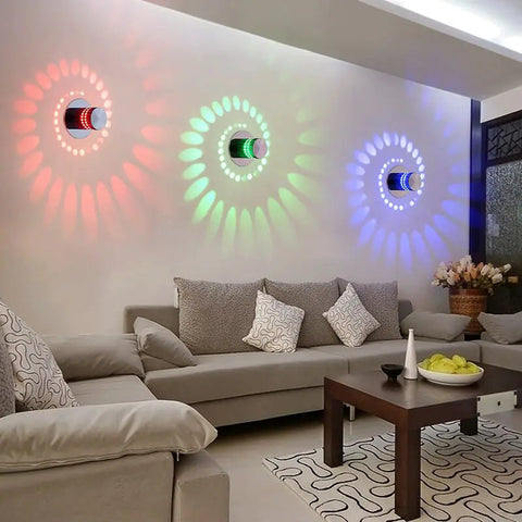 Modern LED Color-Changing Corridor Wall Light Fixture Frugal Finds Galore