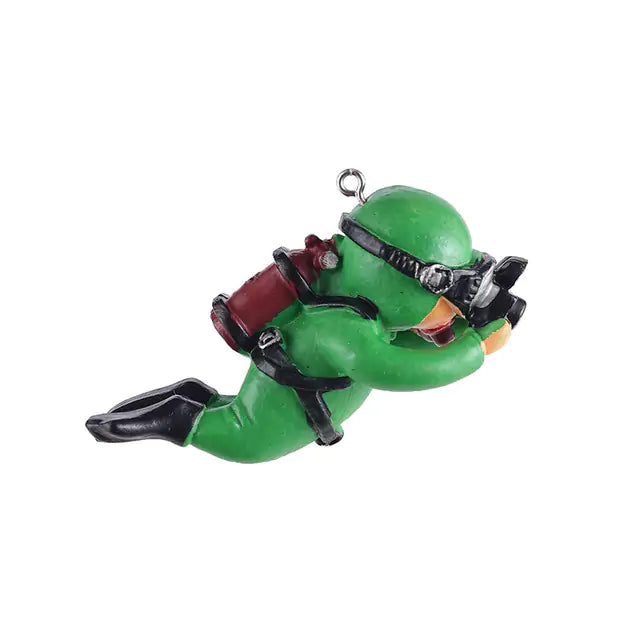 Resin Frogman Aquarium Ornaments