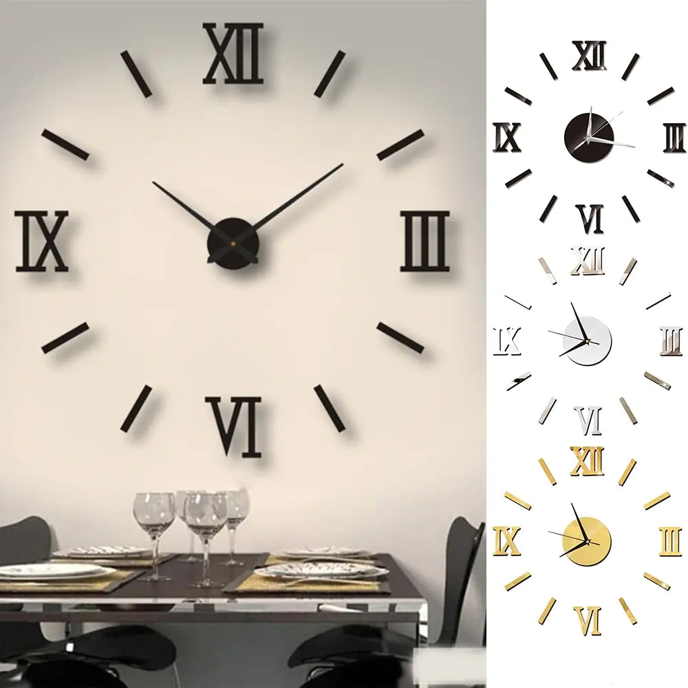 Roman Numeral Wall Clock
Silent
Wall Clock
Decor
