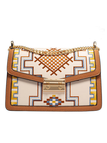 Niche Design New Trendy Leather Chain Messenger Bag Frugal Finds Galore