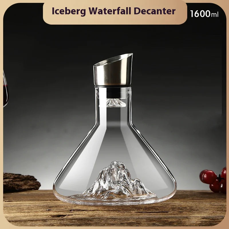 Iceberg Waterfall Wine Decanter