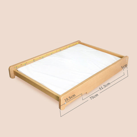 Moon Boat Baby Diaper Table Solid Wood Nursing Portable Frugal Finds Galore