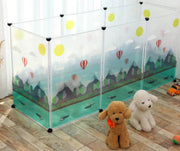 Transparent Pet Fence and Enclosure Frugal Finds Galore