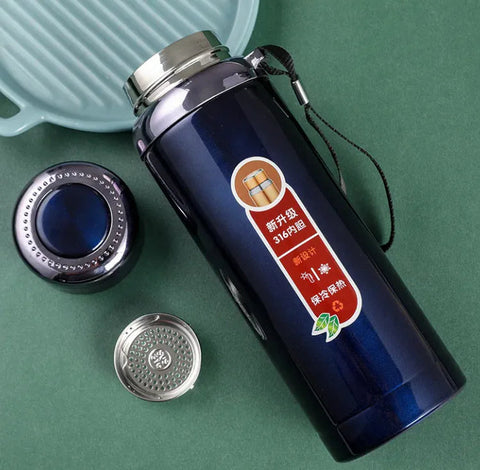 Stainless Steel Vacuum Sling Thermos Cup Frugal Finds Galore