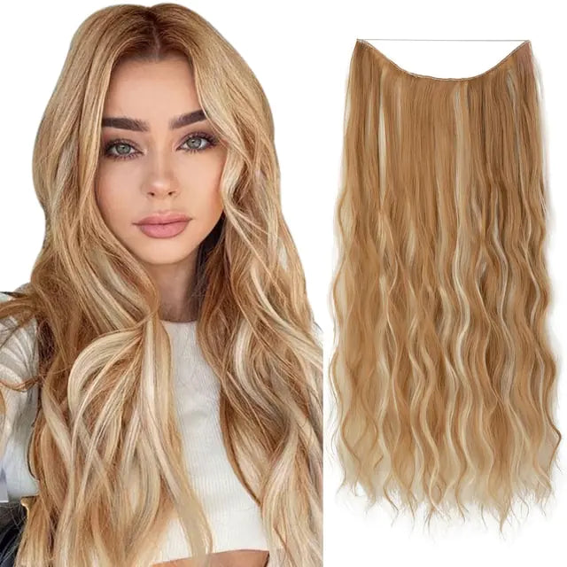 SARLA Synthetic Wave Clip-in Hair Extensions