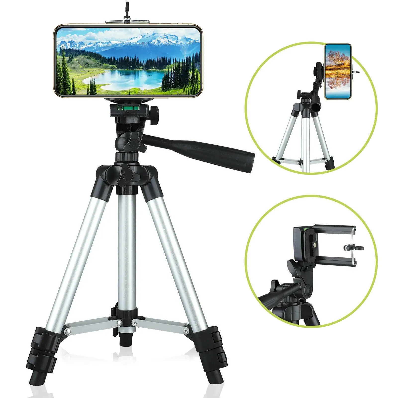 Professional Camera Tripod Stand Holder Mount