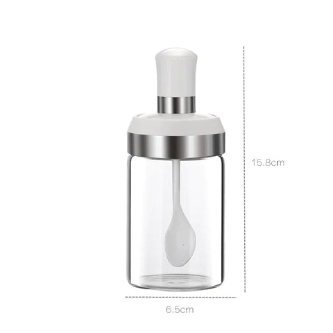 Moisture-Proof Glass Salt Shaker for Kitchen Use Frugal Finds Galore