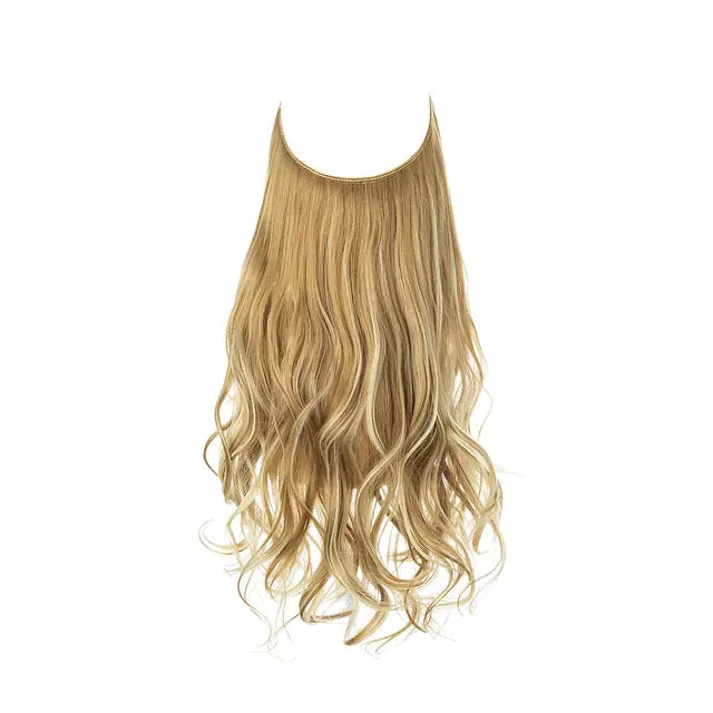 Ombre Wave Synthetic Hair Extensions with Fish Line