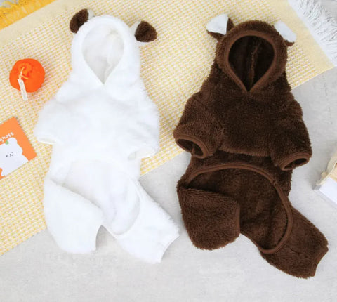 Fluffy Bear  Four-Legged Dog Jacket Frugal Finds Galore