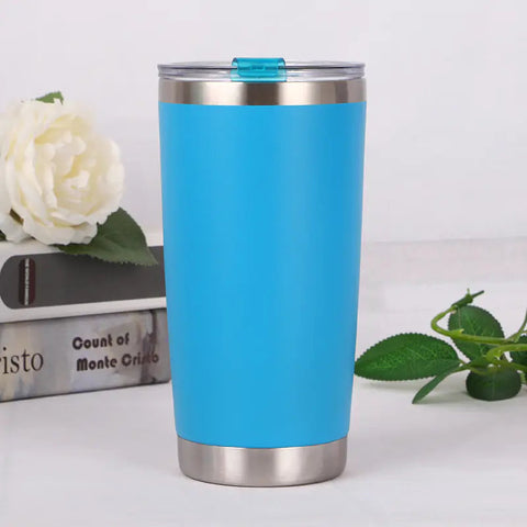 20oz Double-Layer Stainless Steel Vacuum Car Cup Frugal Finds Galore