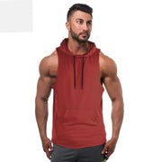Men's Summer Sleeveless Hooded Tank Top (Youth Fit) Frugal Finds Galore