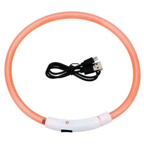Safety Flashing Glow Dog Collar Frugal Finds Galore