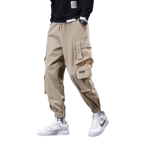 Multi-pocket Cargo Pants Men's Plus Size Loose Casual Pants Frugal Finds Galore