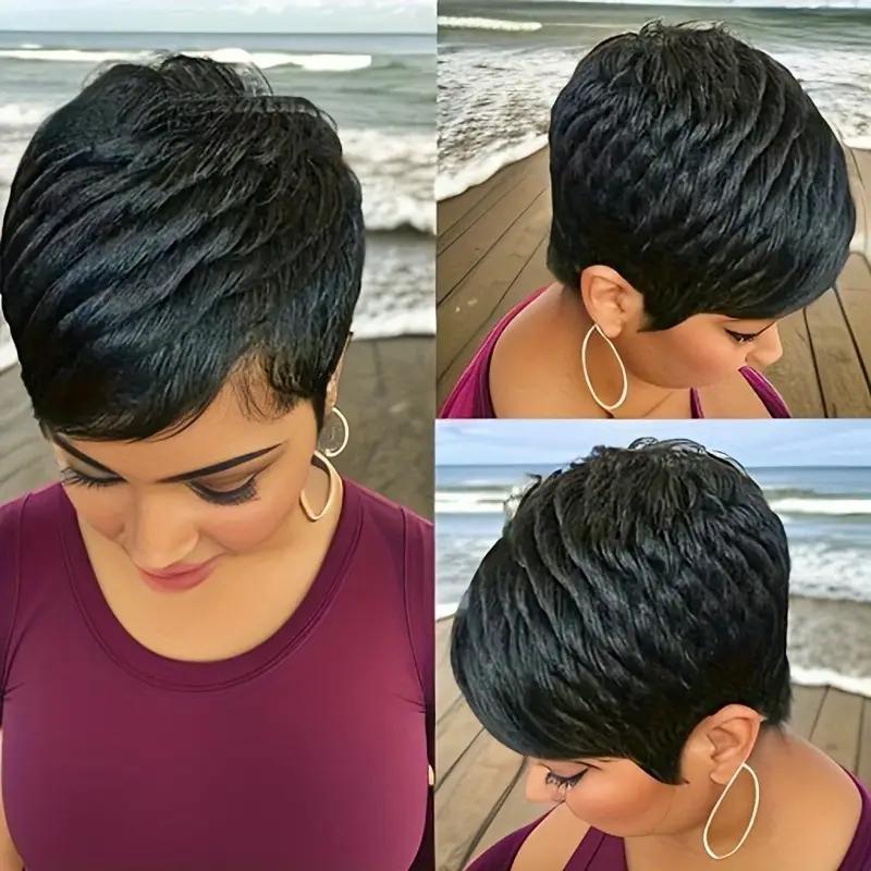 Women's Elegant Elf Haircut Non-toxic Wig - Brazilian Remy Real Hair