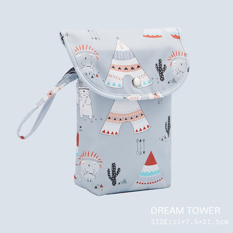 Portable Waterproof Baby Diaper Storage Bag Frugal Finds Galore