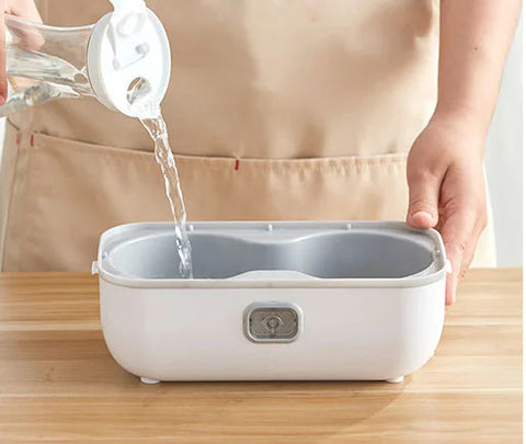 Electric Lunch Box with Plug-in Heating and Insulation Frugal Finds Galore