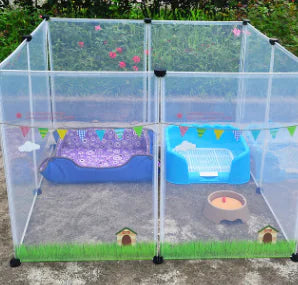 Transparent Pet Fence and Enclosure Frugal Finds Galore