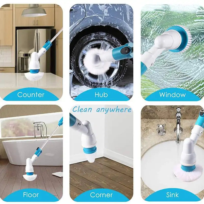 Electric Turbo Scrub Cleaning Brush