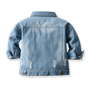 Unisex Autumn Short Jean Jacket for Kids (Ages 3-8) Frugal Finds Galore