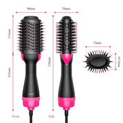 2-in-1 Electric Hair Dryer Straightener Curler Volumizing  Comb Frugal Finds Galore