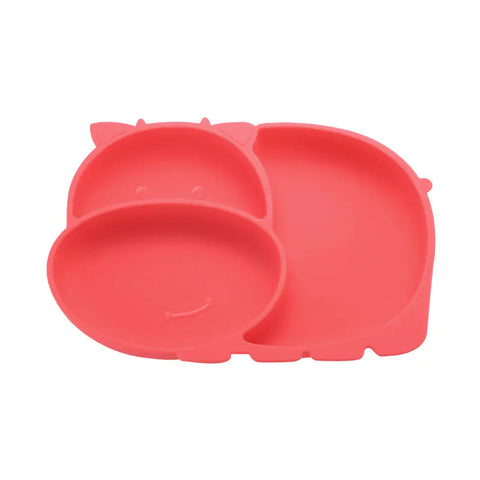 Silicone Baby Feeding Plate with Suction and Utensils Set Frugal Finds Galore