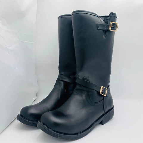 Men's Casual Fashion Mid-Tube Flat-Bottomed Wedge Boots Frugal Finds Galore