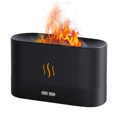 USB Flame Essential Oil Diffuser 180ML Ultrasonic Aroma Humidifier Frugal Finds Galore