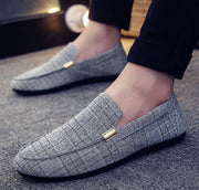 Men's Lightweight Non-Slip Leather Slip-On Loafers Frugal Finds Galore