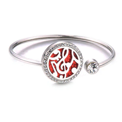 Aromatherapy Stainless Steel Heart Chain Oil Diffuser Bracelet Frugal Finds Galore