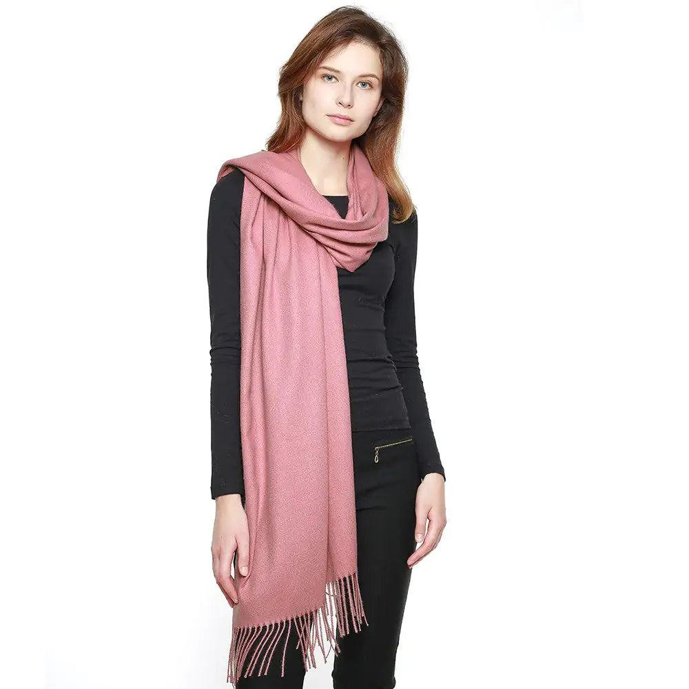 Pashmina Shawls With Fringe