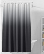 Gradual Color Shower Curtain Set with 12 Hooks Frugal Finds Galore