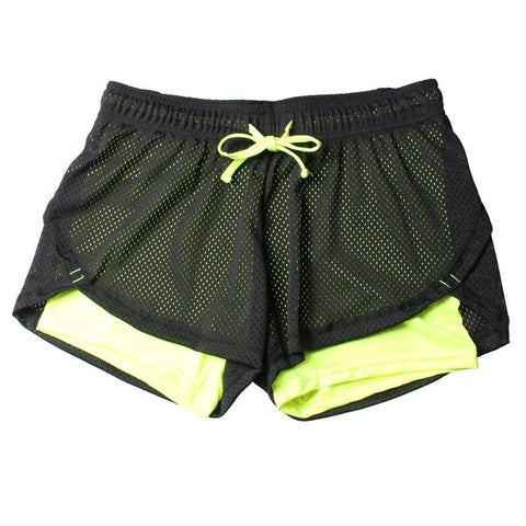Women's Yoga Fitness Shorts: Elastic Running Leggings with Breathable Mesh Panels Frugal Finds Galore