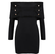 Knit Bodycon Dress, Off-Shoulder Knit Dress Frugal Finds Galore